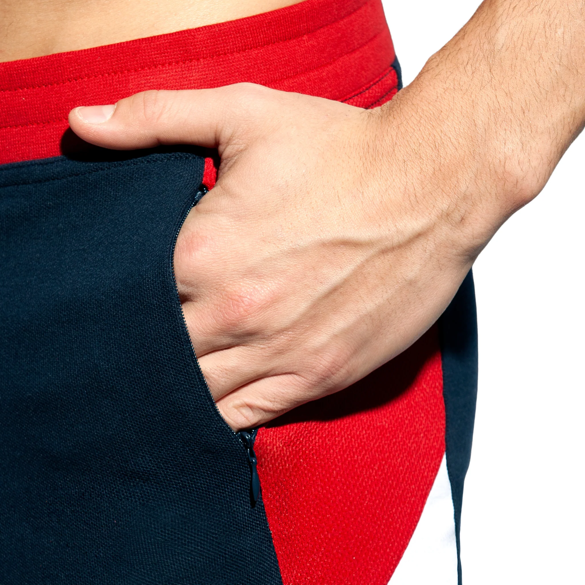 ES Collection Pique Fit Shorts Navy SP246 - Image 4