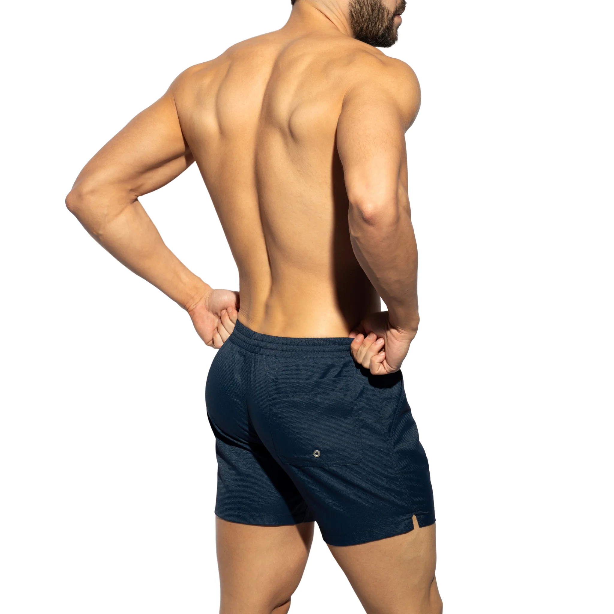 ES Collection Pique Plain Broadshorts Navy 2506 - Image 3