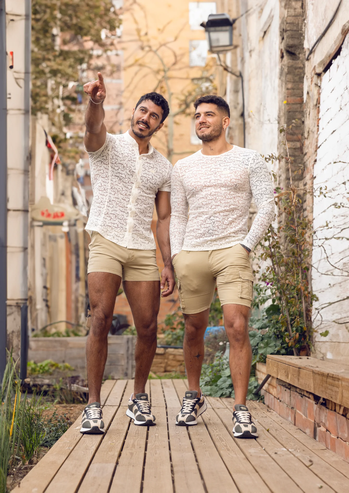 ES Collection Plain Cargo Short Beige ESJ055 - Image 5