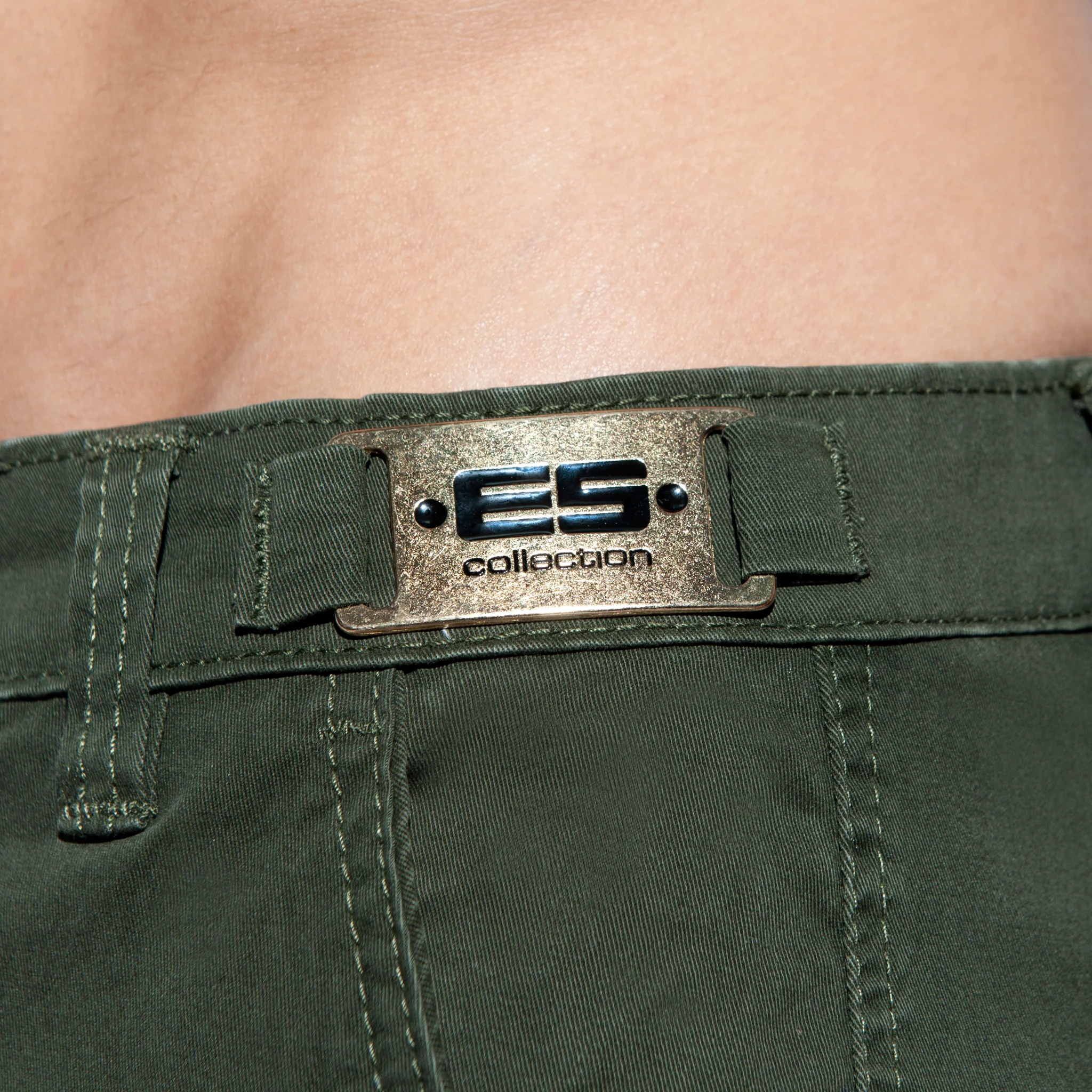 ES Collection Plain Cargo Short Khaki ESJ055 - Image 4
