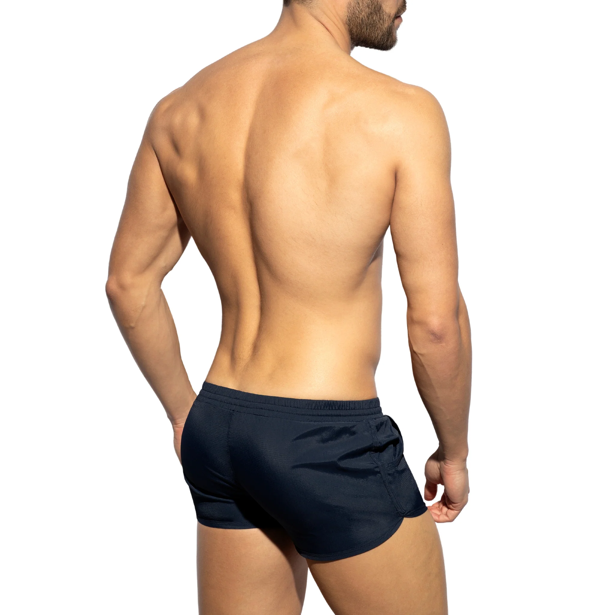 ES Collection Plain Rocky Shorts Navy 2204 - Image 3
