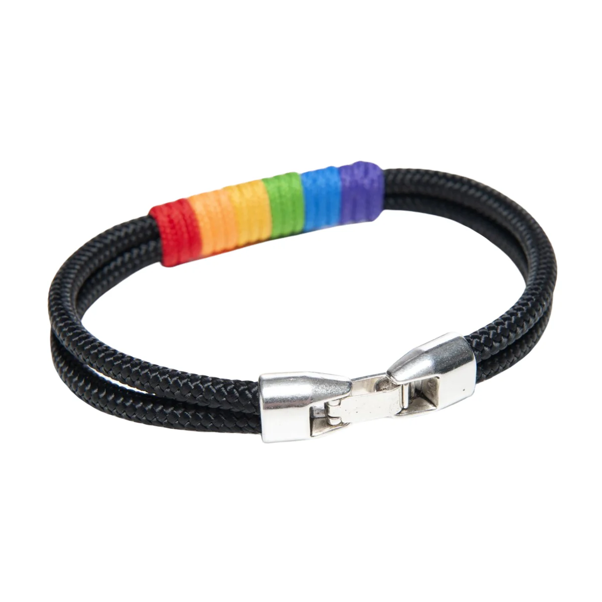 ES Collection Rainbow Bracelet Black AC111 - Image 3
