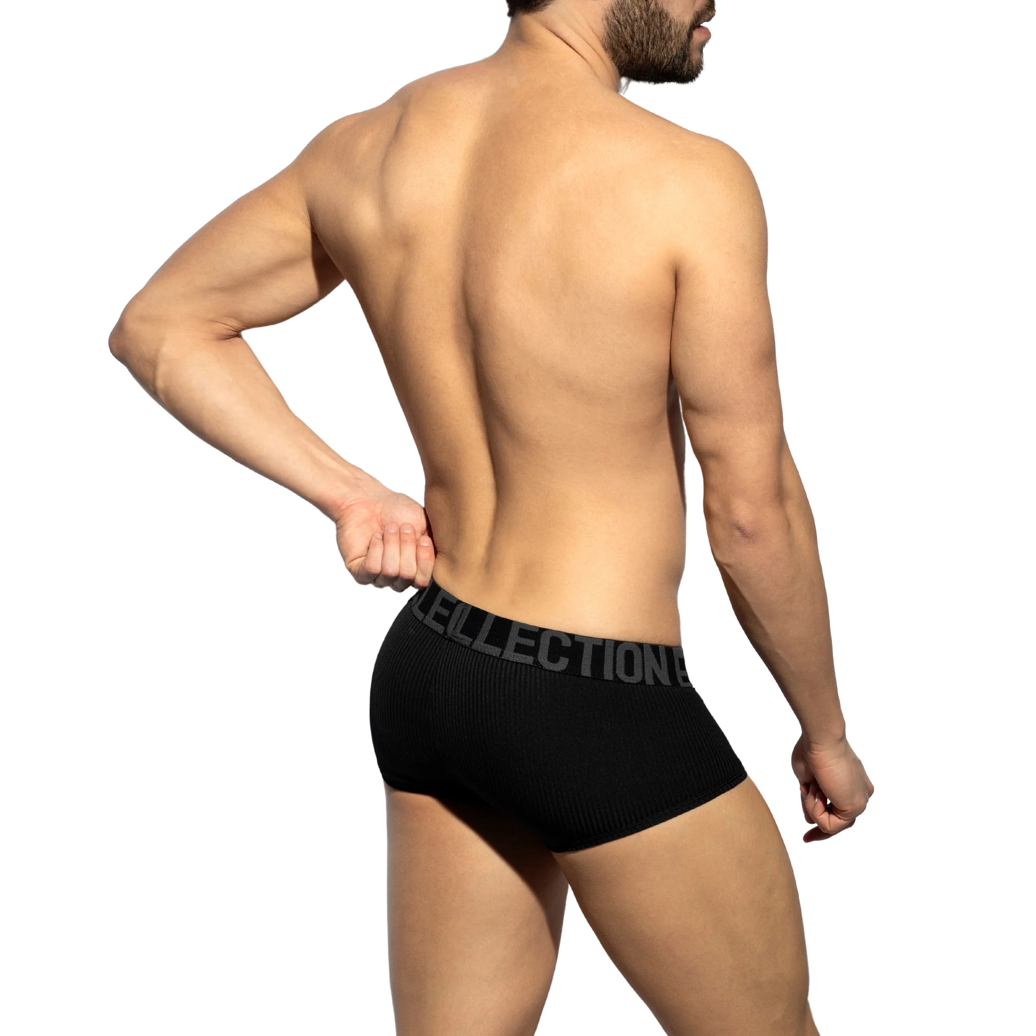 ES Collection Recycled Rib Trunk Black UN576 - Image 3