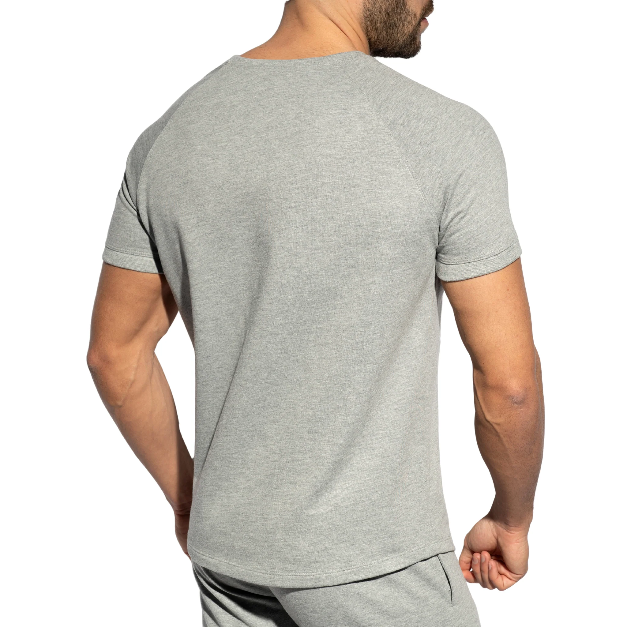 ES Collection Relief Sports T-Shirt Heather Grey SP292 - Image 3