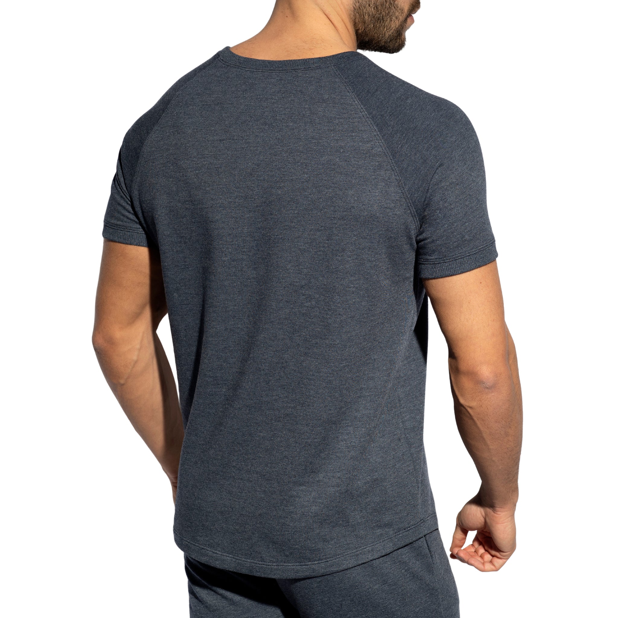 ES Collection Relief Sports T-Shirt Navy SP292 - Image 3