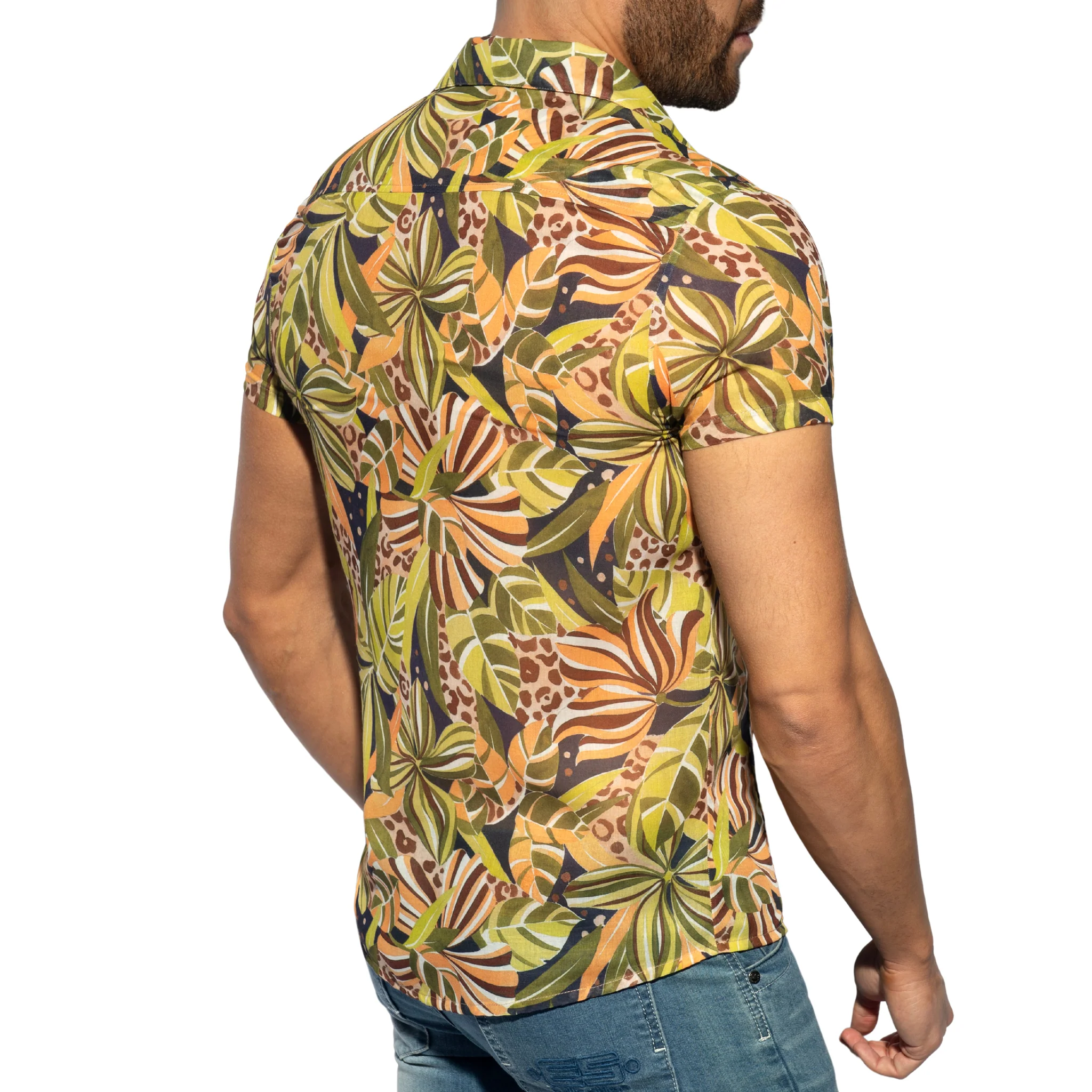 ES Collection Seychelles Shirt Khaki SHT030 - Image 3