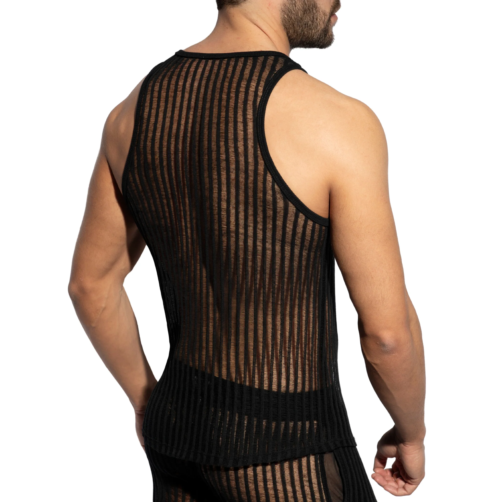 ES Collection Silhouette Tank Top Black TS331 - Image 3