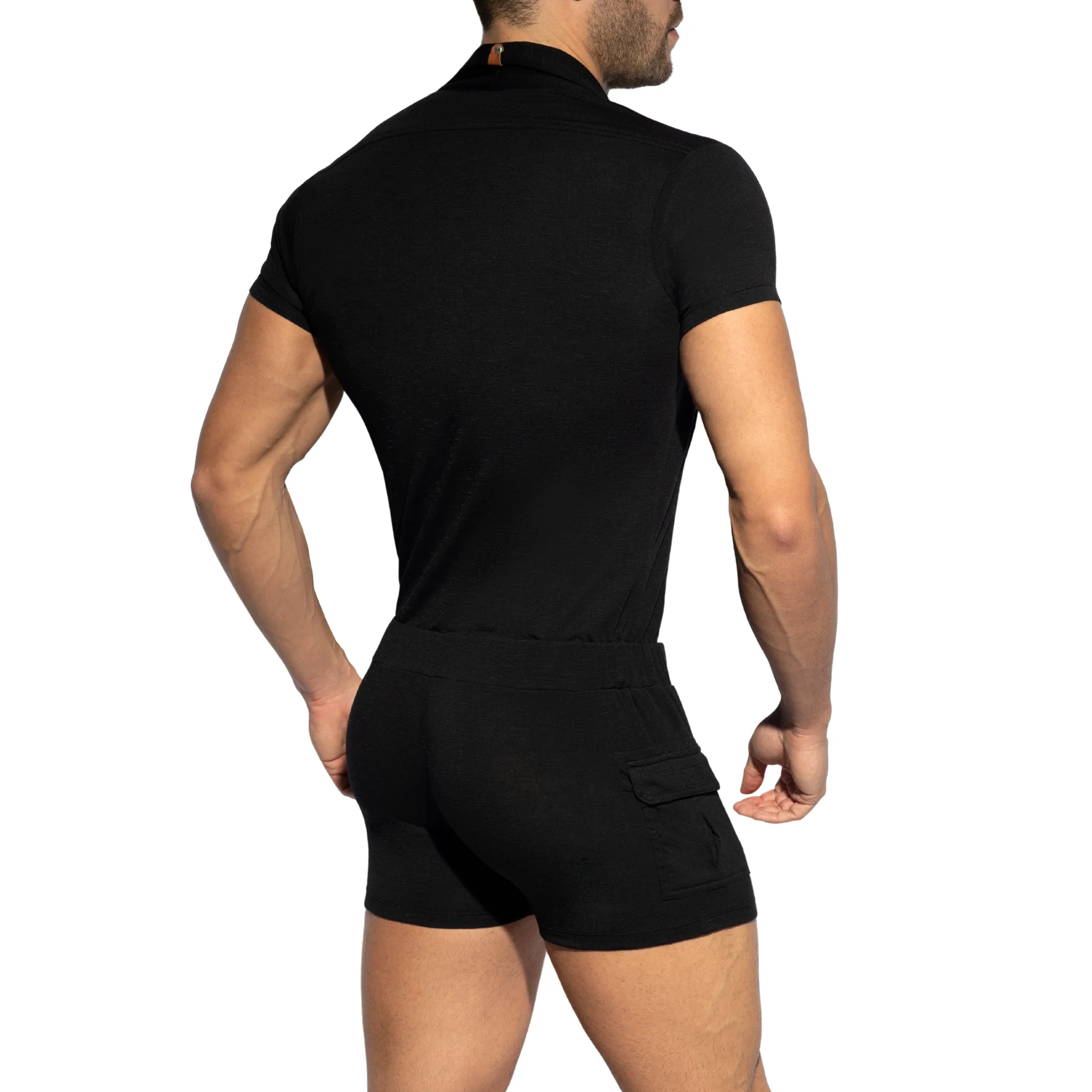 ES Collection Sleeves Body Suit Black SP256 - Image 3