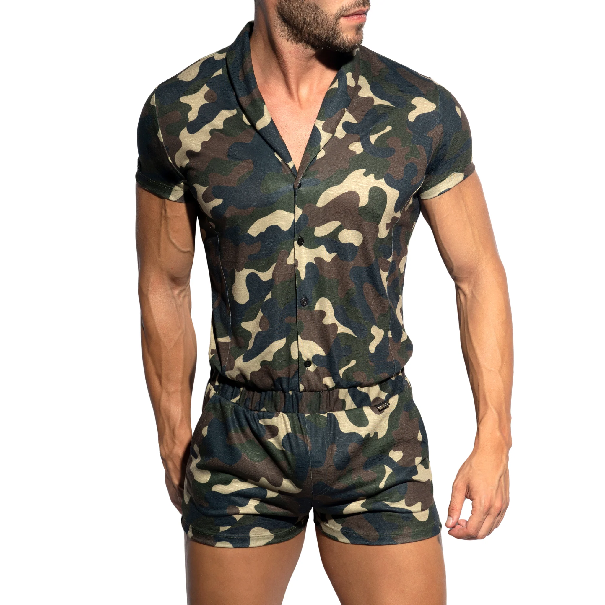 ES Collection Sleeves Camo Bodysuit Camouflage SP291 - Image 2