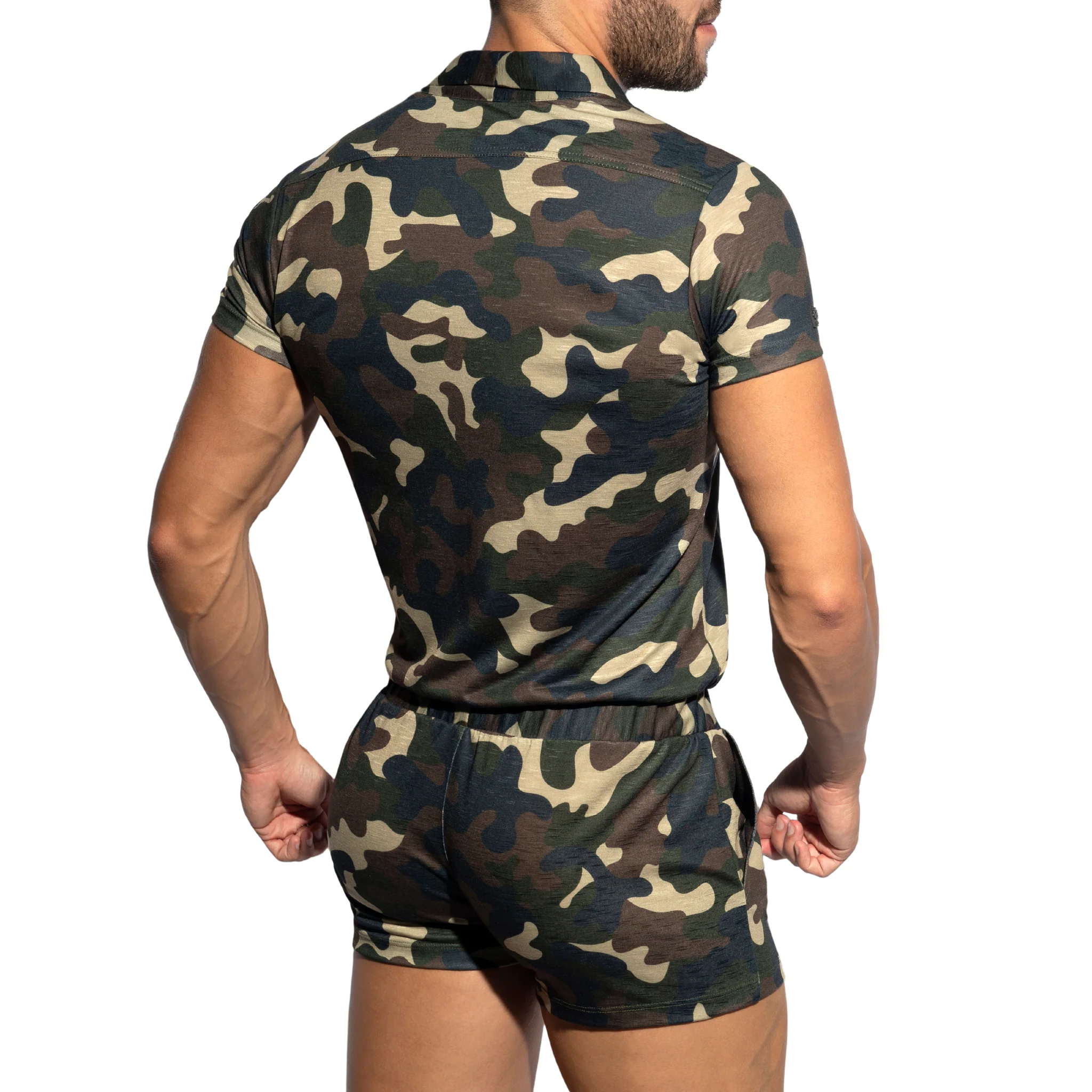 ES Collection Sleeves Camo Bodysuit Camouflage SP291 - Image 3