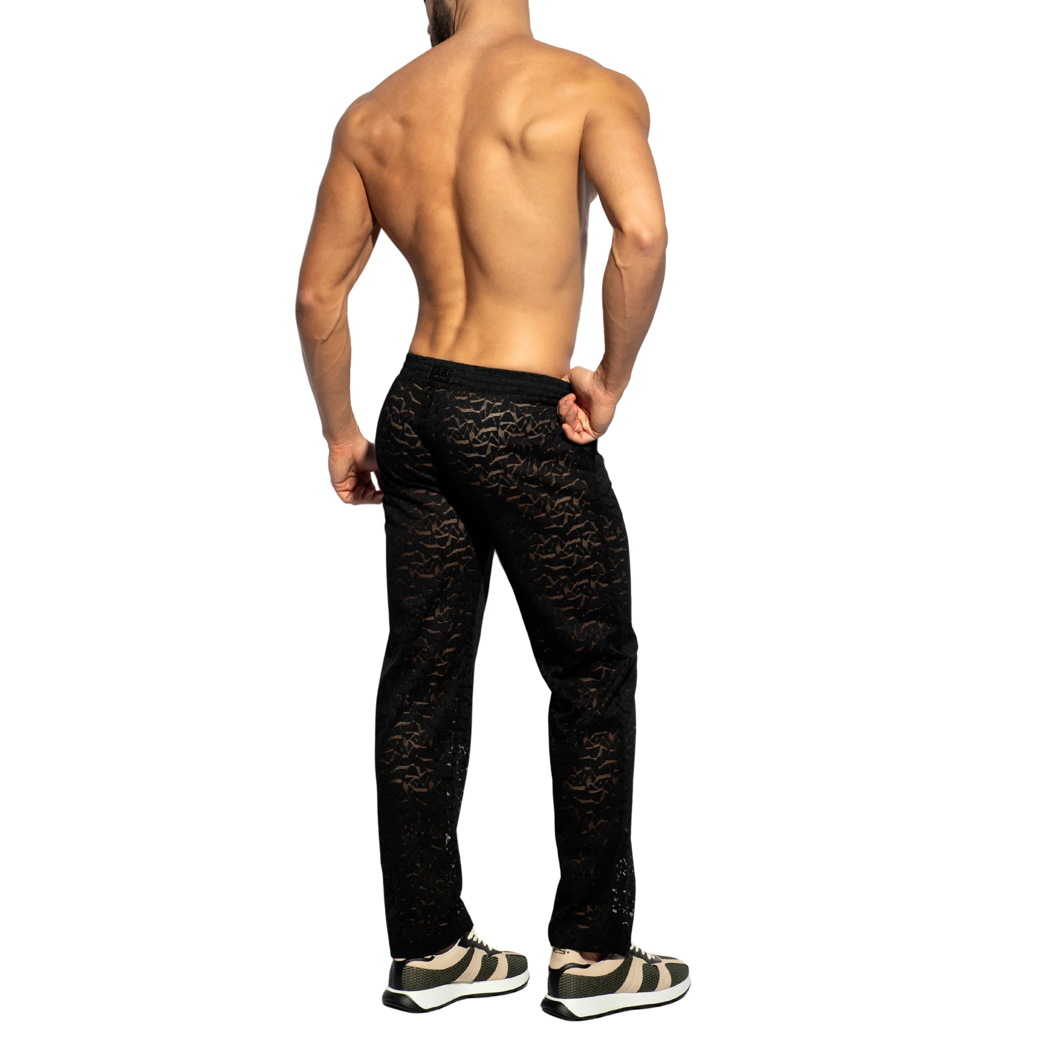 ES Collection Spider Long Pants Black SP310 - Image 3