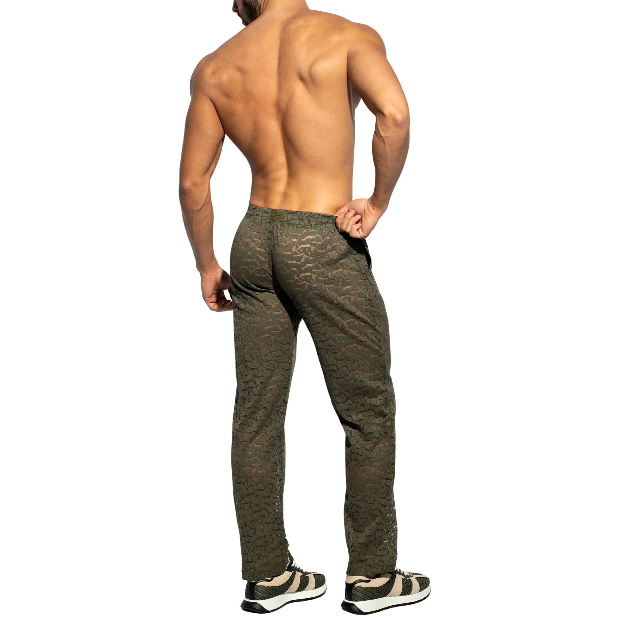 ES Collection Spider Long Pants Khaki SP310 - Image 3