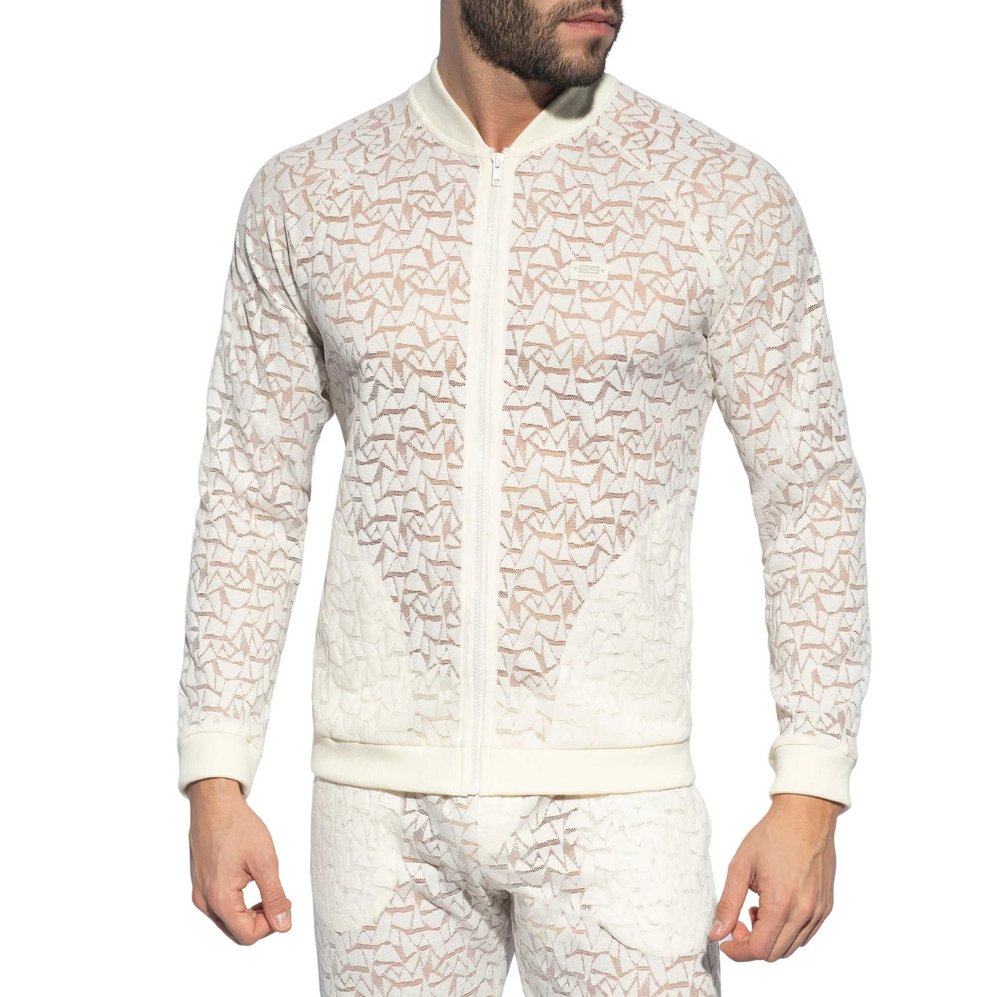 ES Collection Spider Sports Sweatshirt Ivory SP308 - Image 2