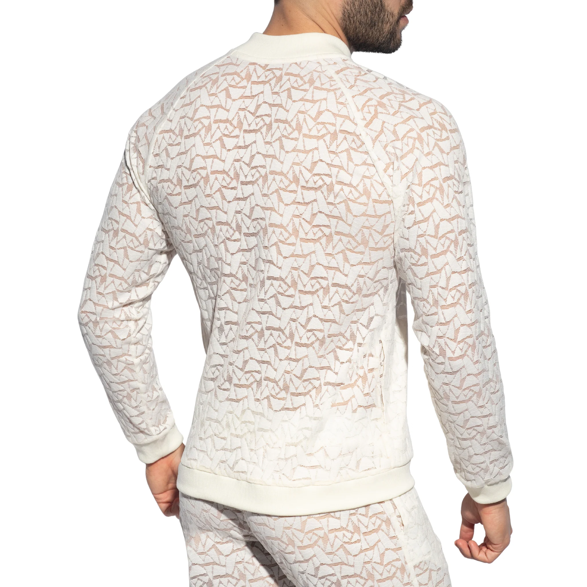 ES Collection Spider Sports Sweatshirt Ivory SP308 - Image 3