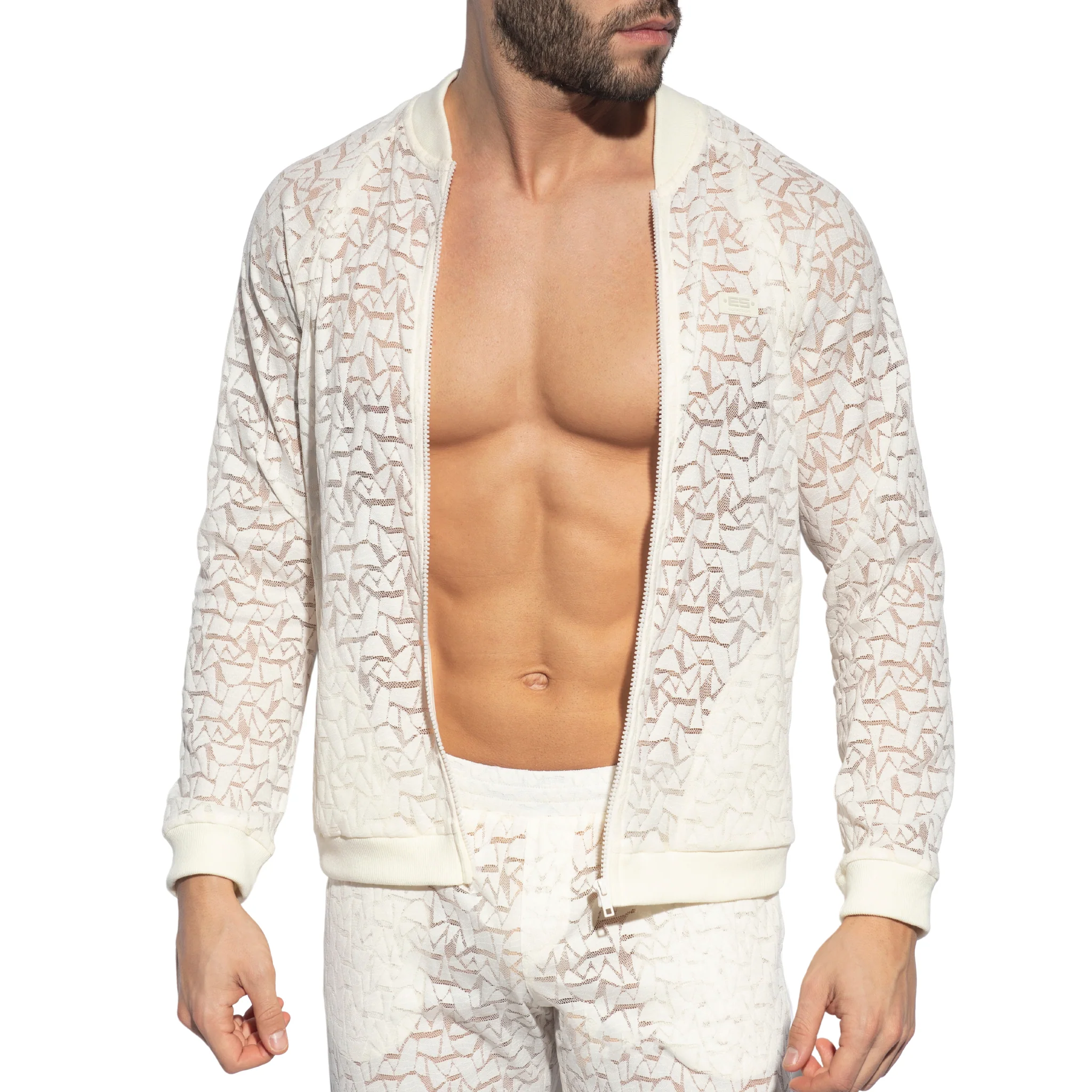 ES Collection Spider Sports Sweatshirt Ivory SP308 - Image 4