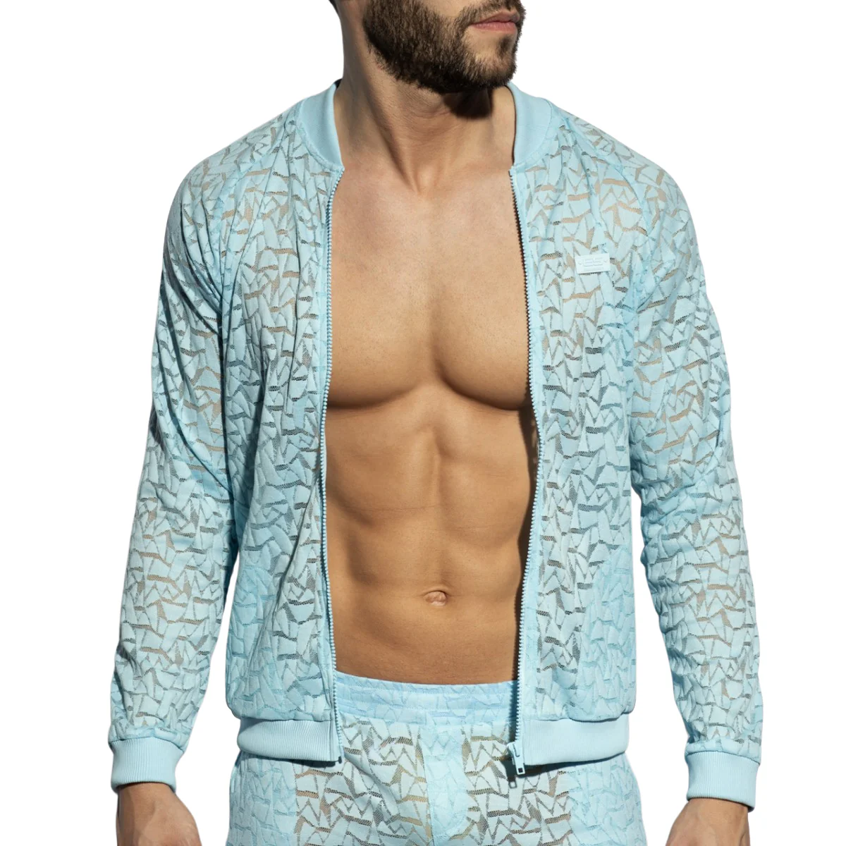 ES Collection Spider Sports Sweatshirt Sky Blue SP308 - Image 4