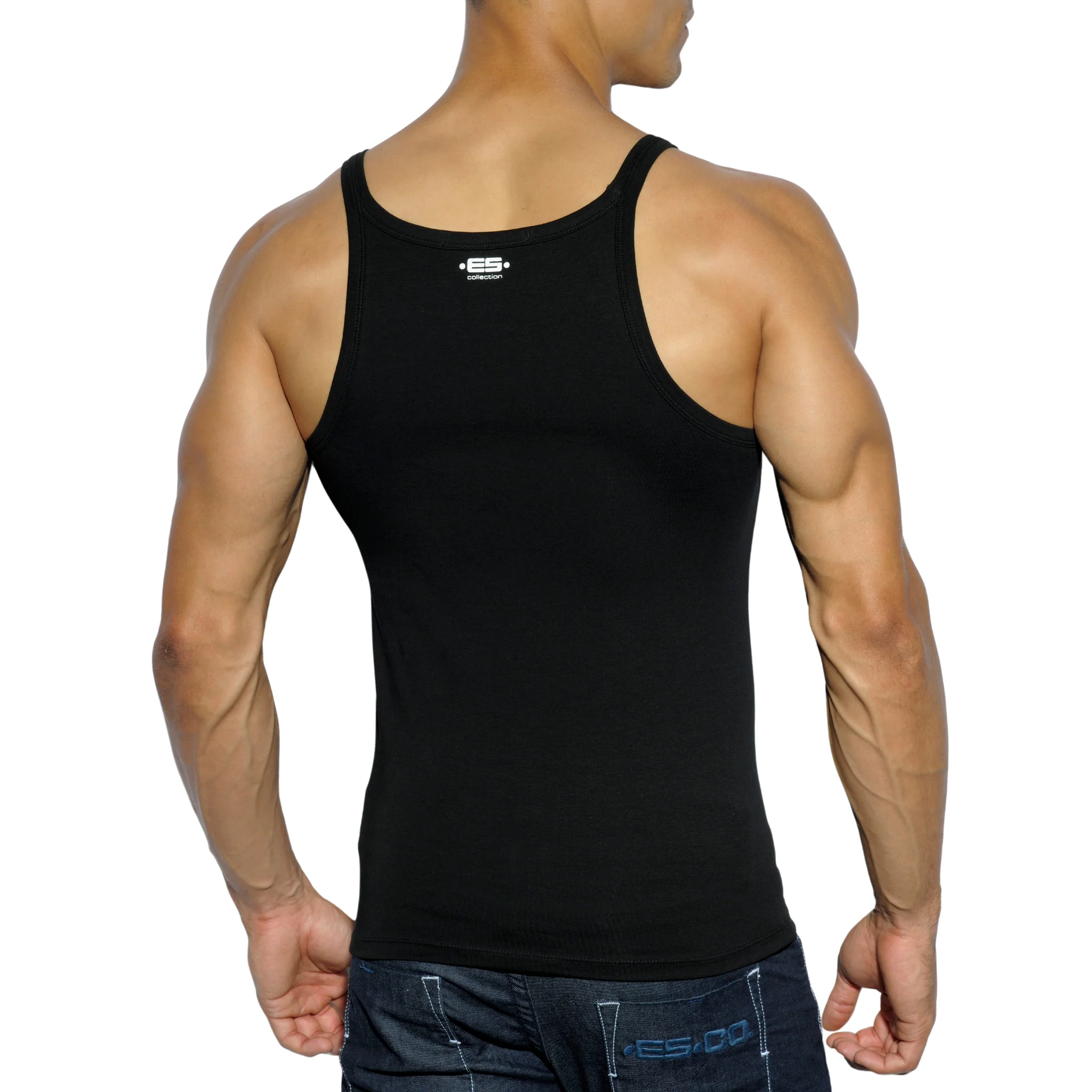 ES Collection Summer Tank Top Black TS187 - Image 3