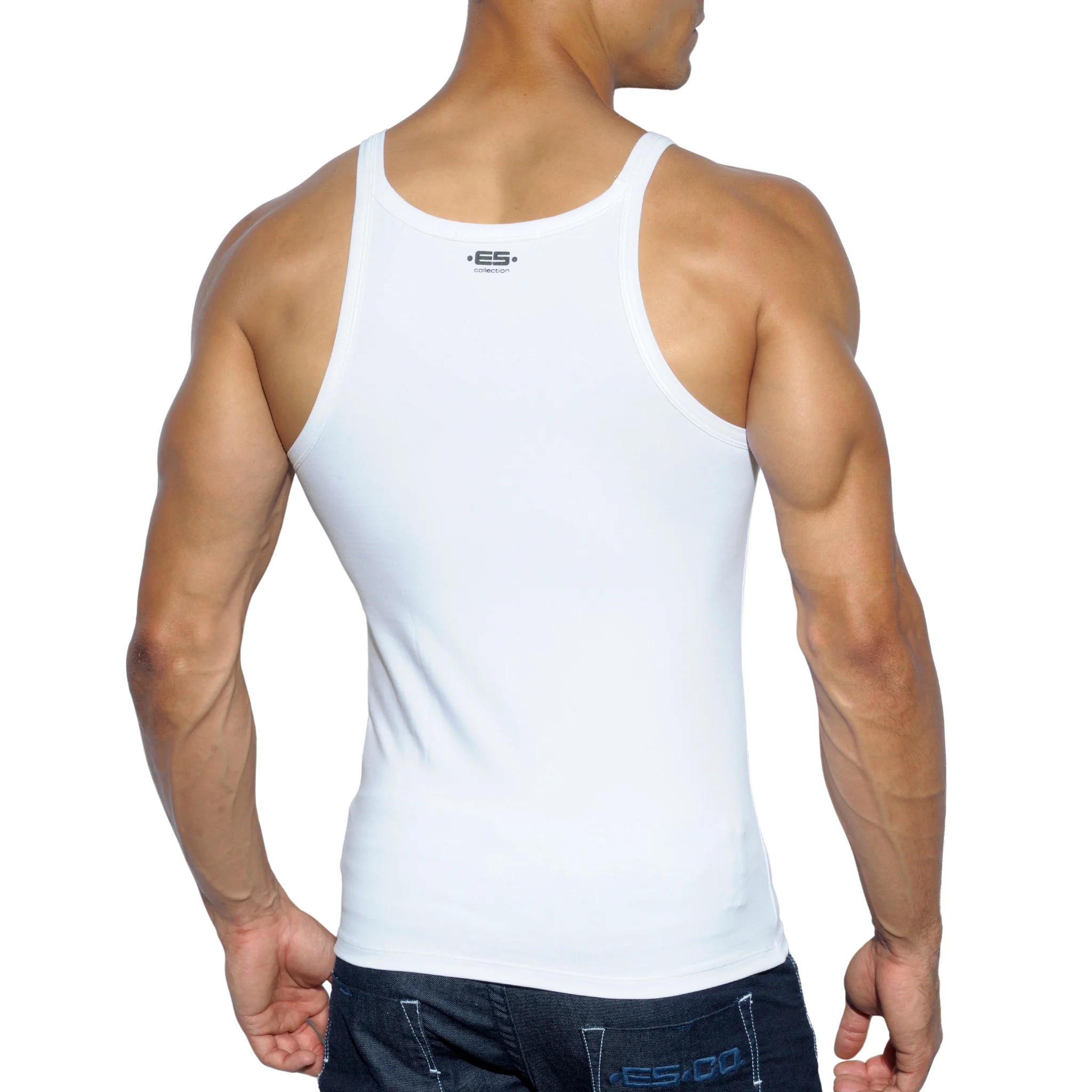 ES Collection Summer Tank Top White TS187 - Image 3