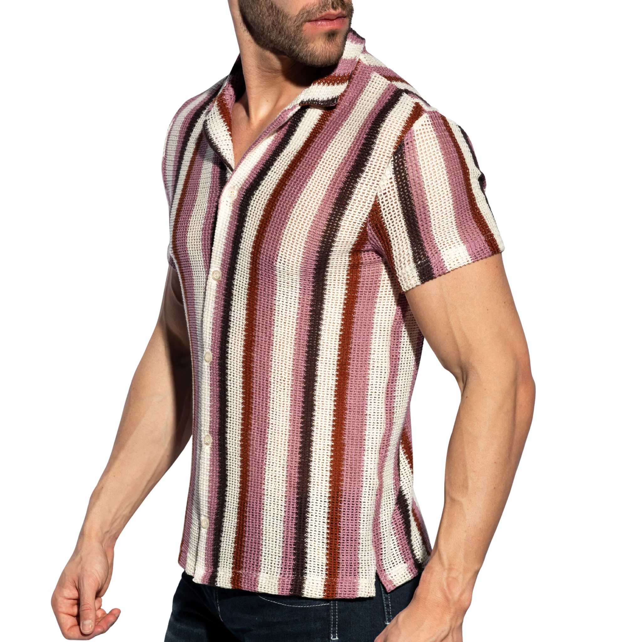 ES Collection Topkapi Shirt Violet SHT040