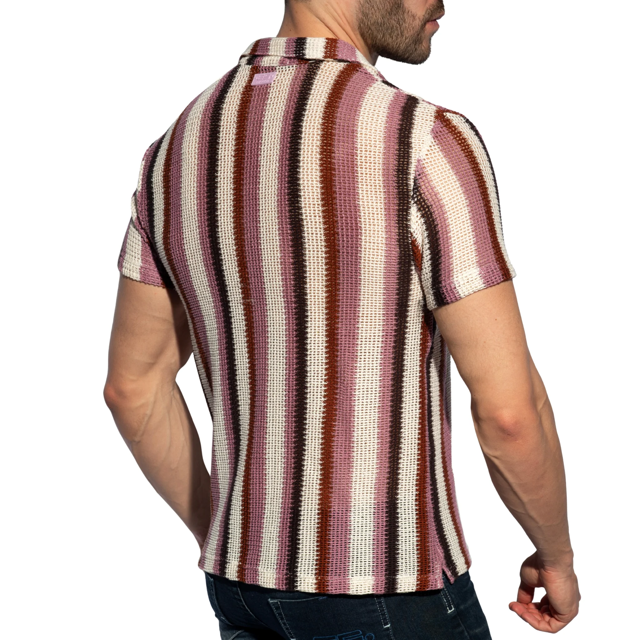 ES Collection Topkapi Shirt Violet SHT040 - Image 3