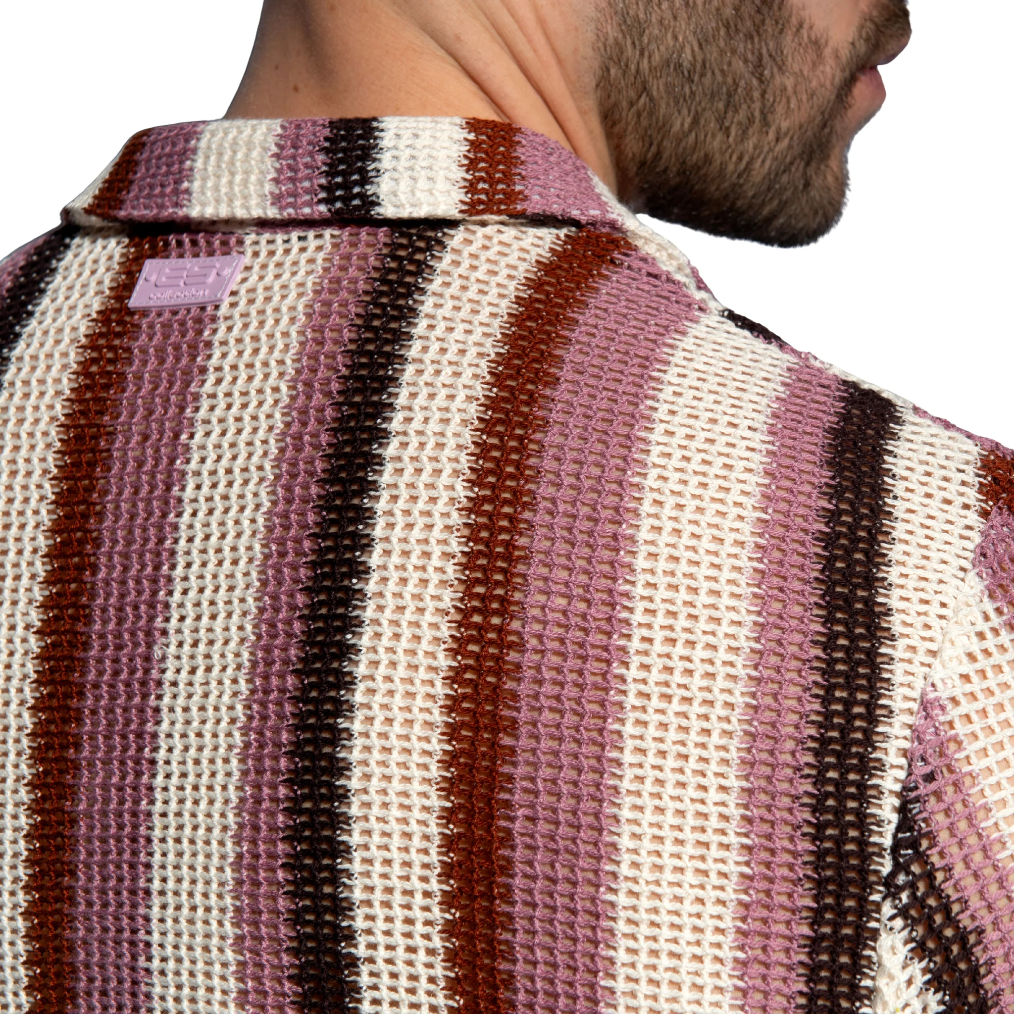ES Collection Topkapi Shirt Violet SHT040 - Image 4