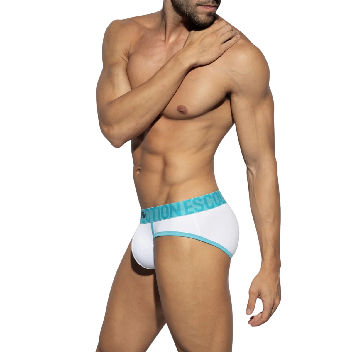 ES Collection Turquoise Band Brief 2 Pack Multi UN2147 - Image 4