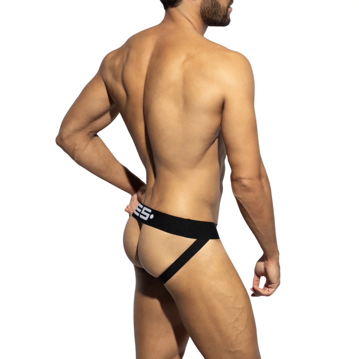 ES Collection Velvet Jockstrap Beige UN2156 - Image 3