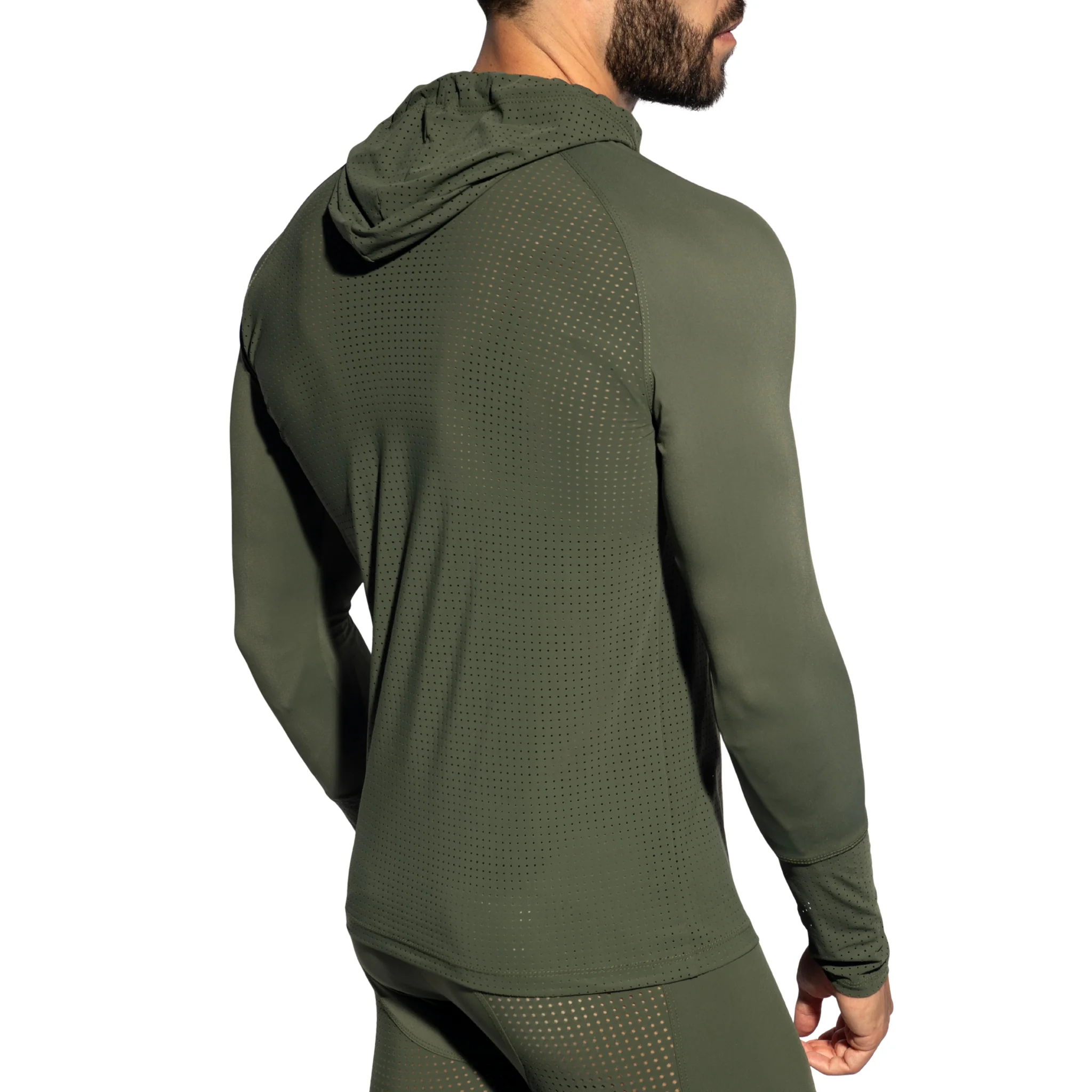 ES Collection Vertex Hoody Khaki SP350 - Image 3