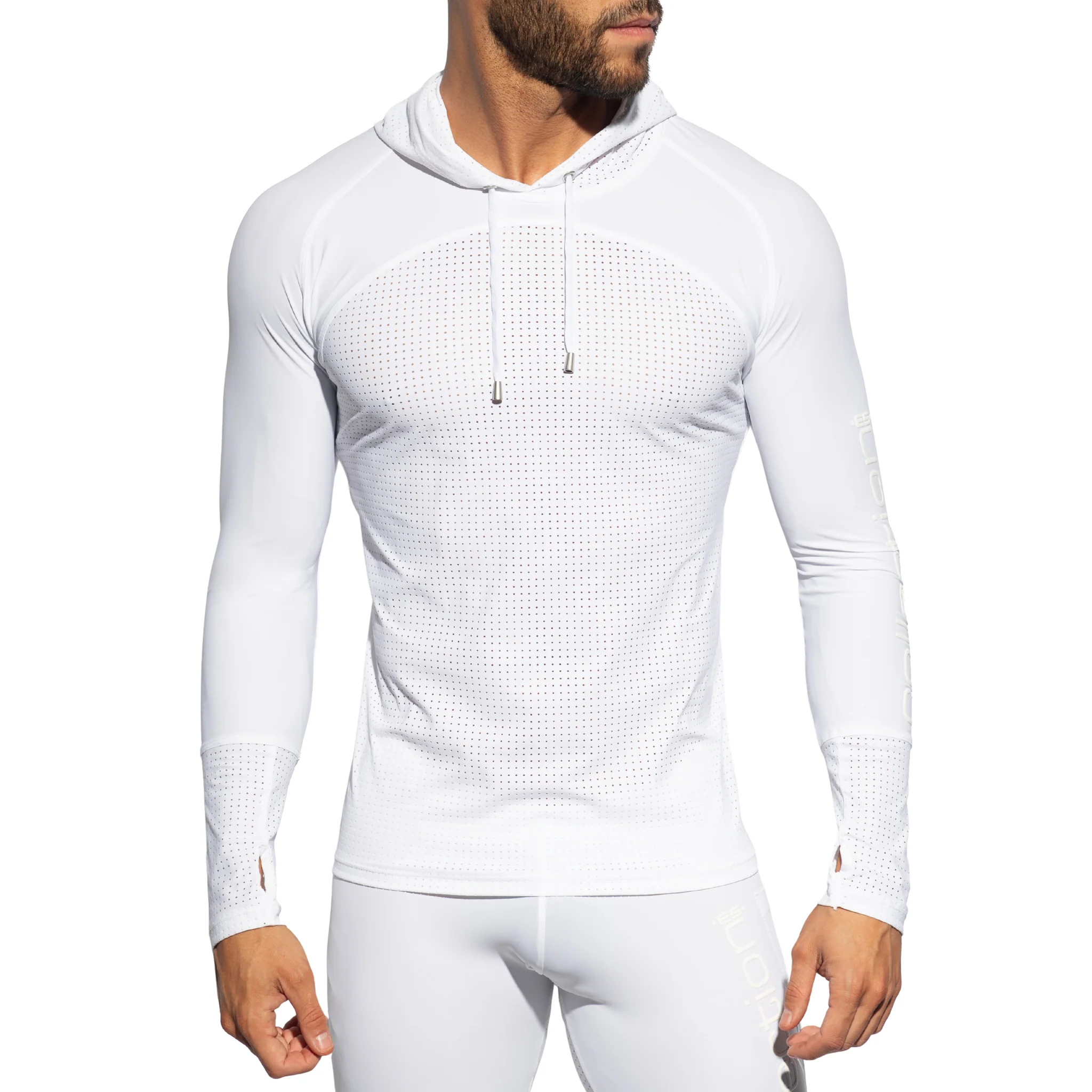 ES Collection Vertex Hoody White SP350 - Image 2