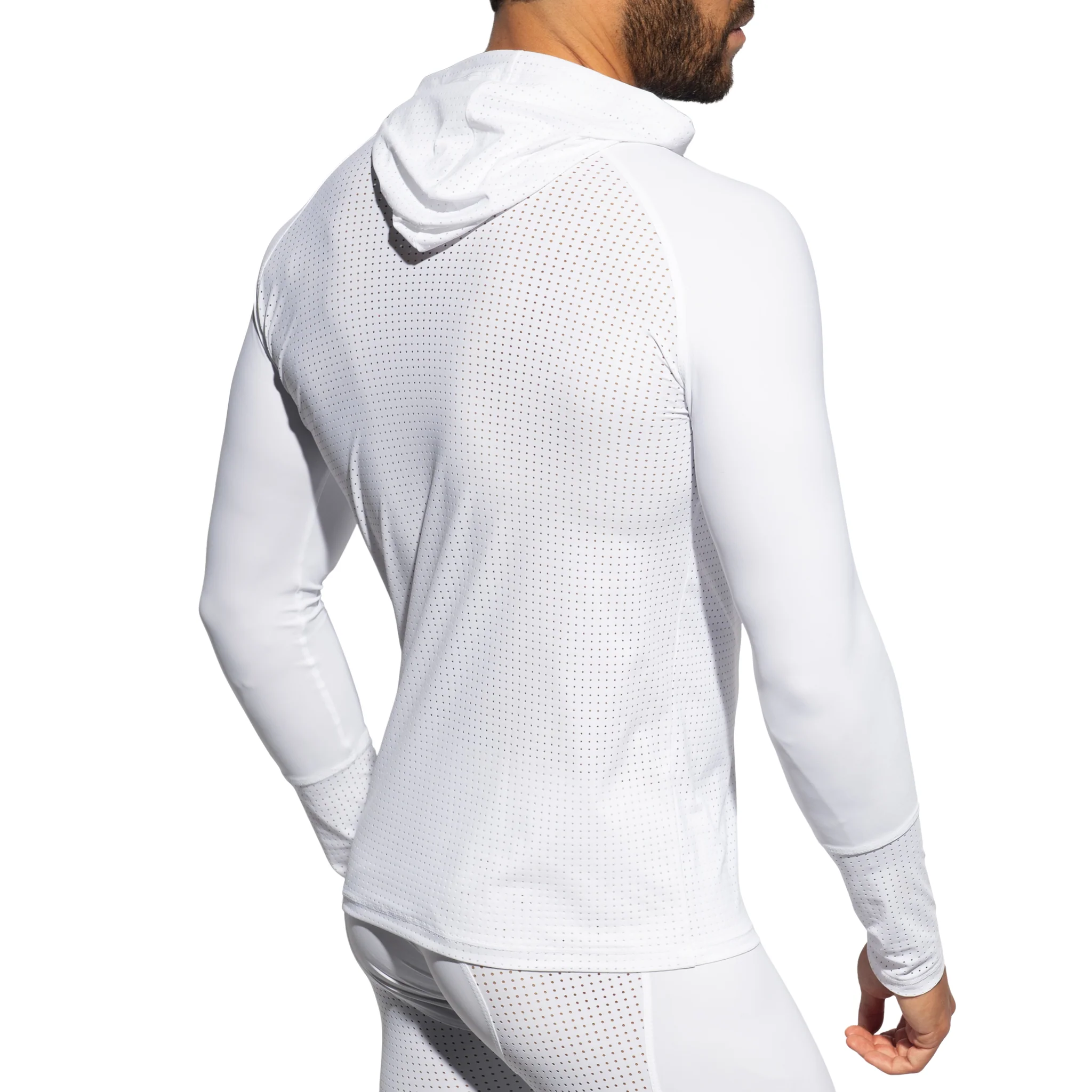 ES Collection Vertex Hoody White SP350 - Image 3