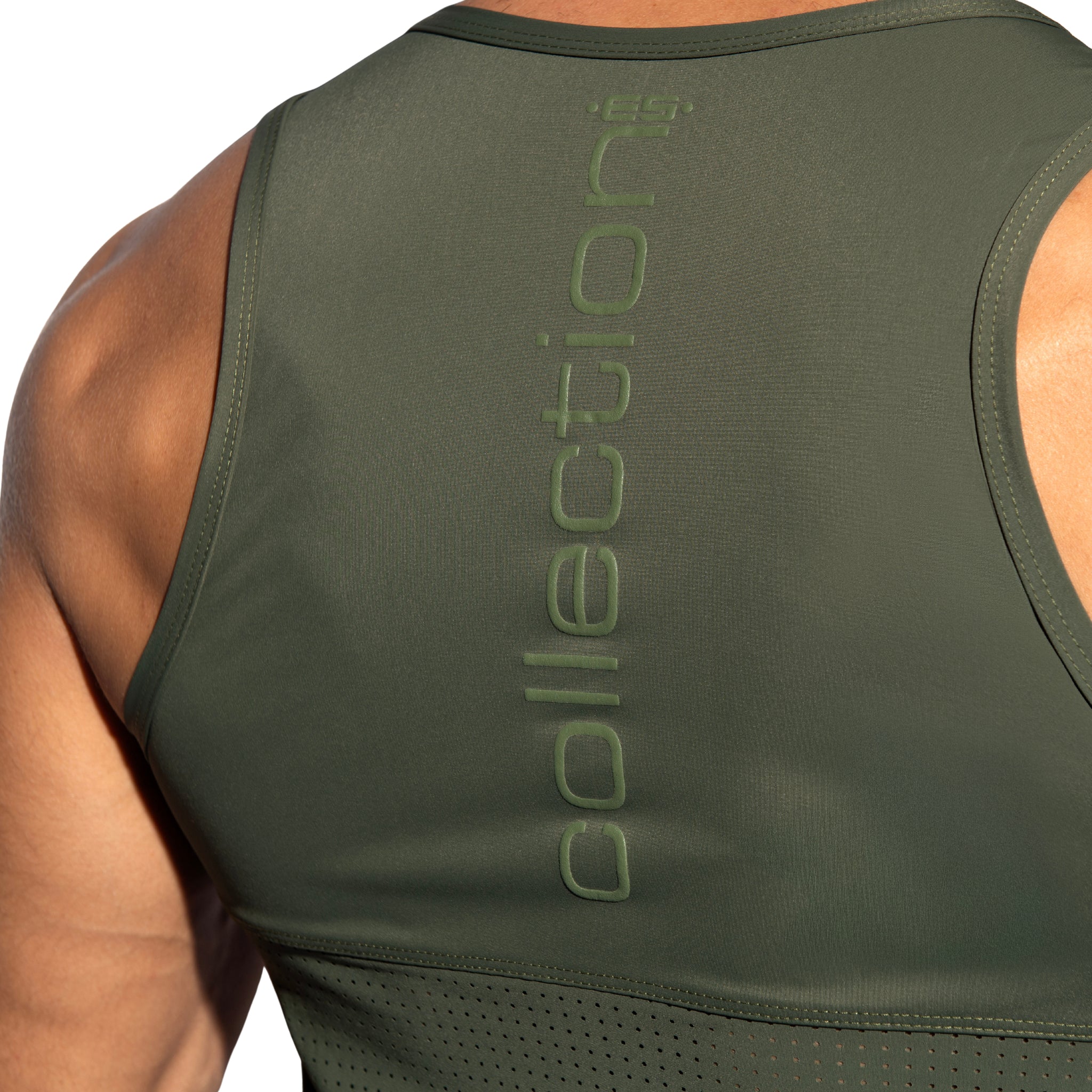 ES Collection Vertex Tank Top Khaki TS355 - Image 4