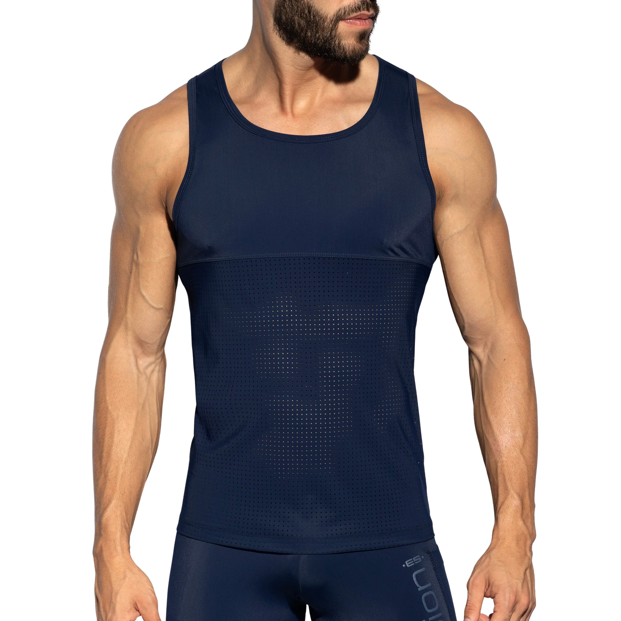 ES Collection Vertex Tank Top Navy TS355 - Image 2