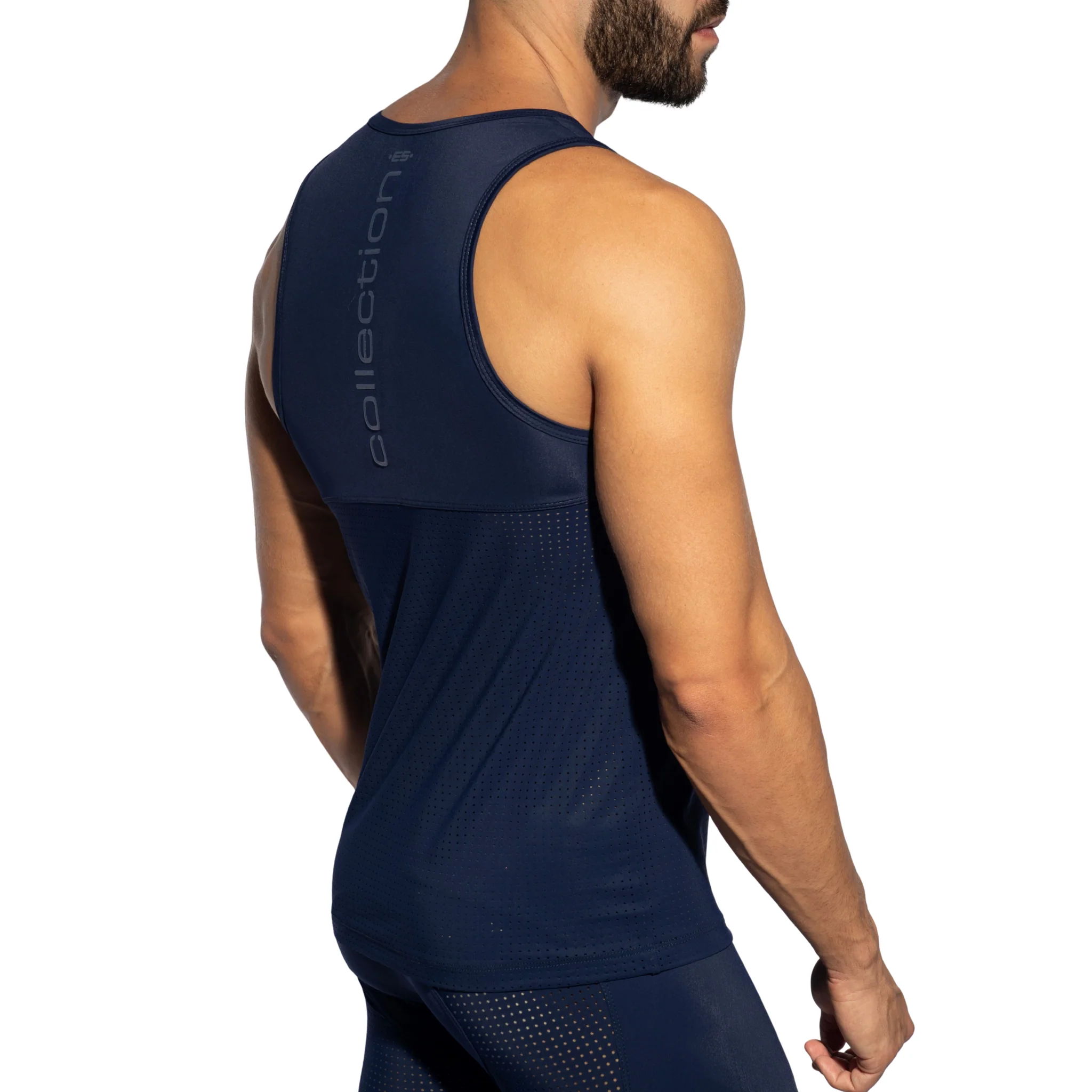 ES Collection Vertex Tank Top Navy TS355 - Image 3