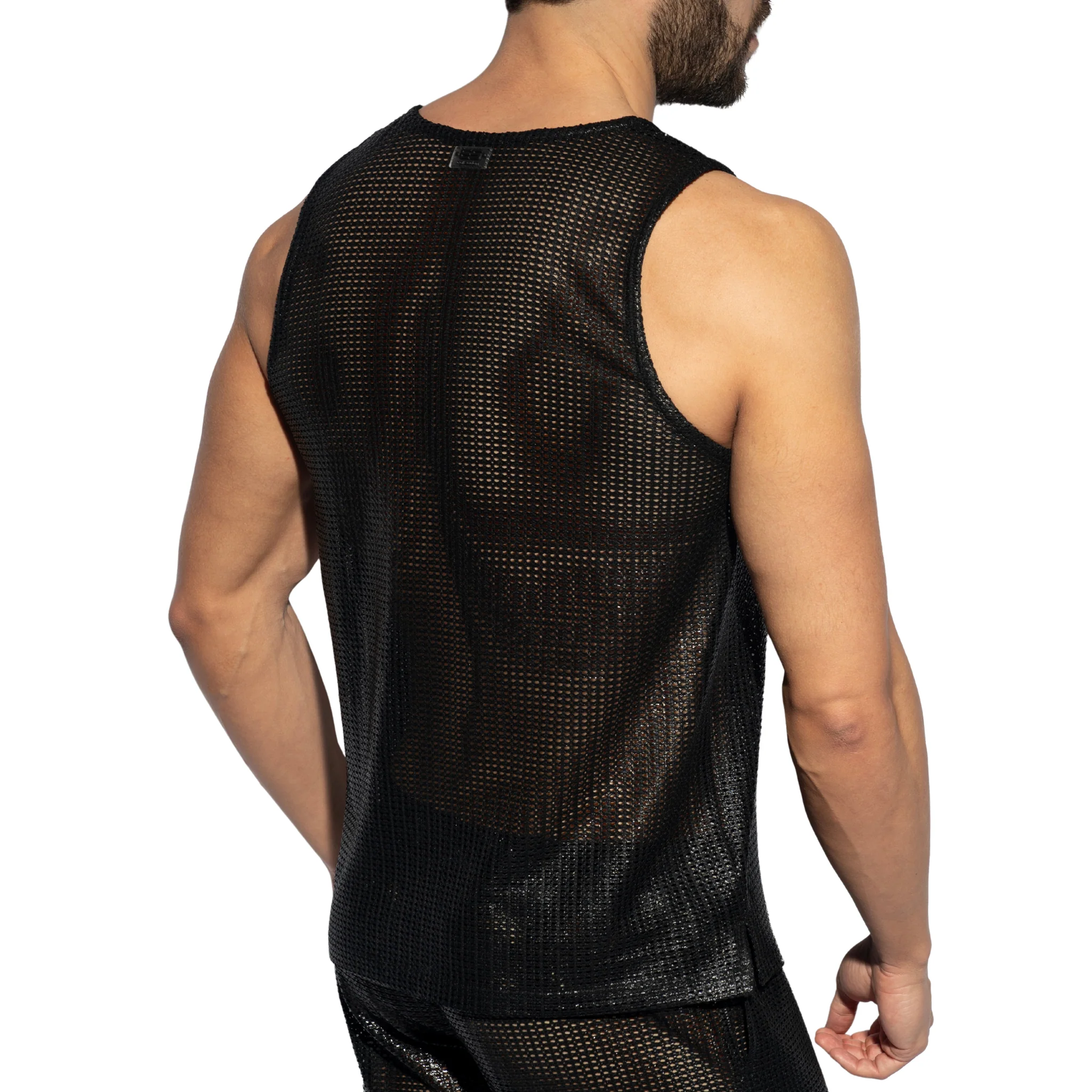 ES Collection Wysiwyg U-Neck Tanktop Black TS347 - Image 3